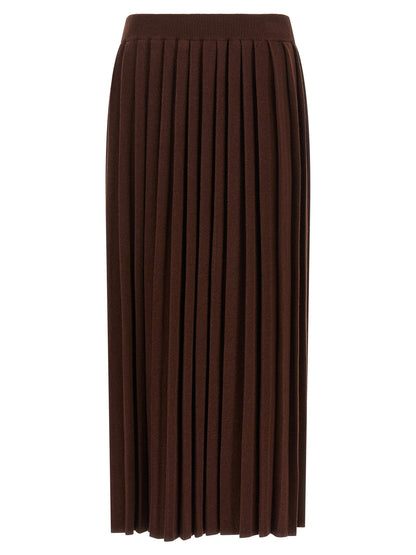 Fabiana Filippi Knitted Pleated Skirt