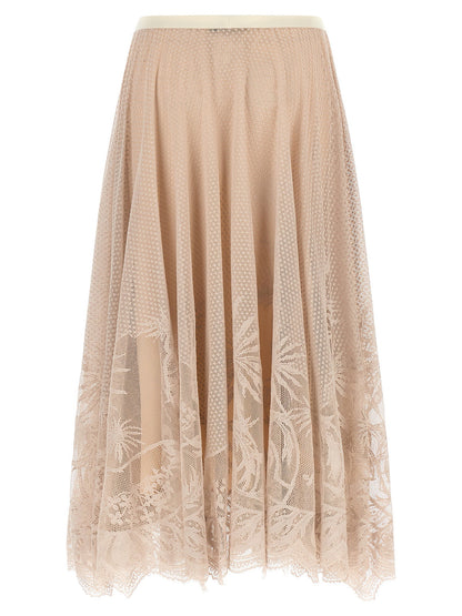 Fabiana Filippi Jacquard Lace Skirt