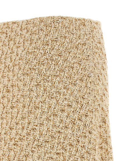 Fabiana Filippi Denim-effect Tweed Skirt