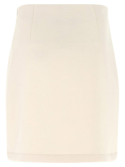 Fabiana Filippi Cashmere Scuba Skirt