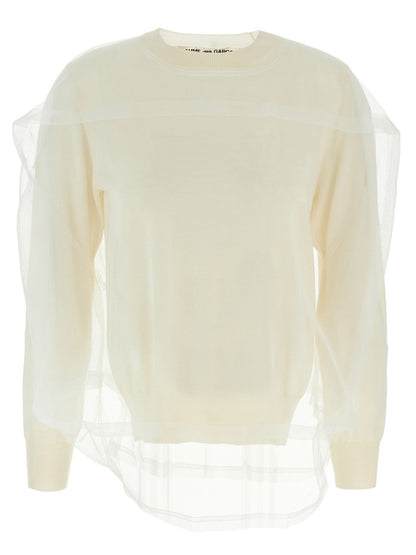 Comme Des Garcons Tulle Sweater