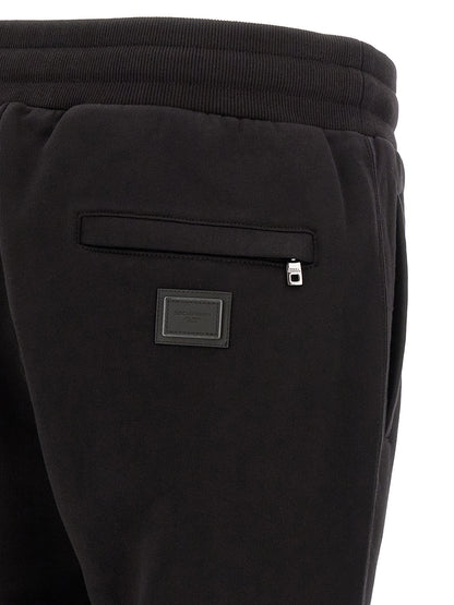 Dolce & Gabbana Logo Plaque Joggers