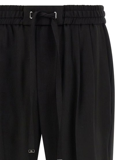 Dolce & Gabbana Wool Gabardine Joggers