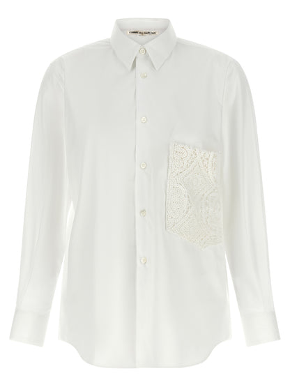 Comme Des Garcons Crochet Pocket Shirt