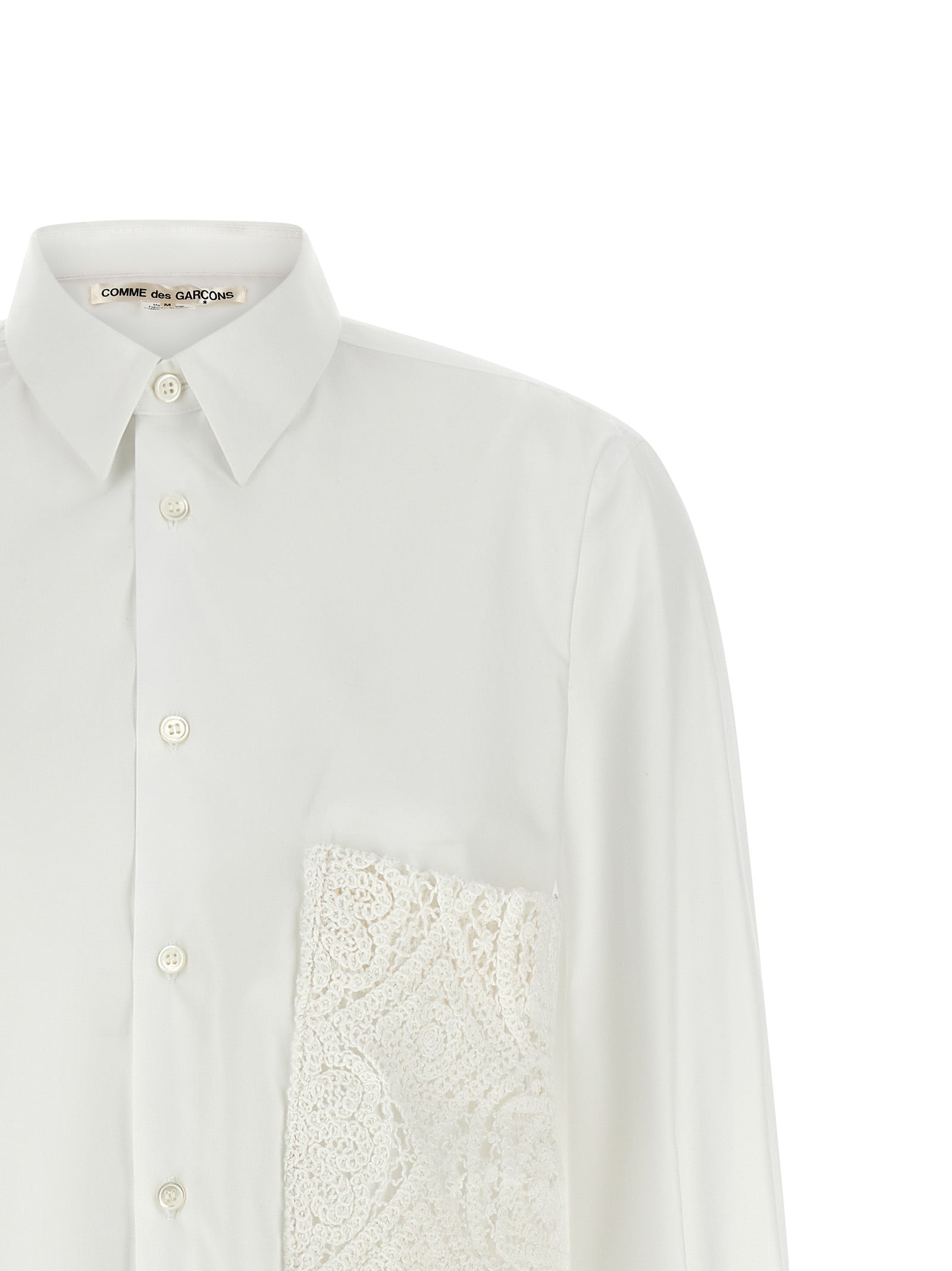 Comme Des Garcons Crochet Pocket Shirt