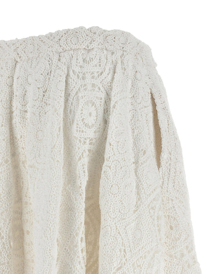 Comme Des Garcons Macramé Skirt