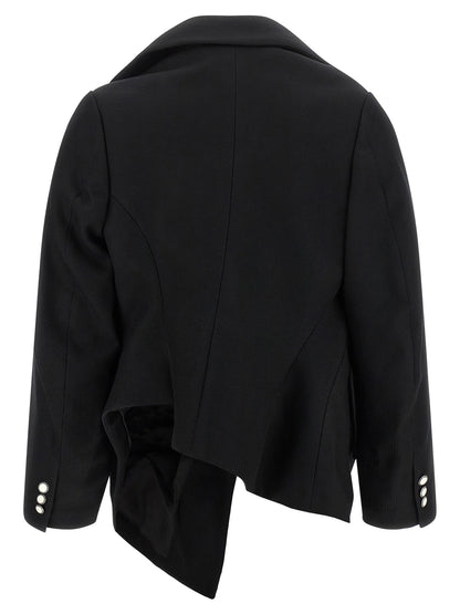 Comme Des Garcons Micro Ribbed Blazer