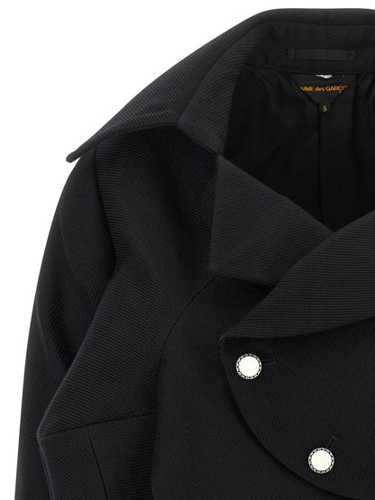 Comme Des Garcons Micro Ribbed Blazer