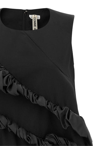 Comme Des Garcons Sculptural Ruffles Dress
