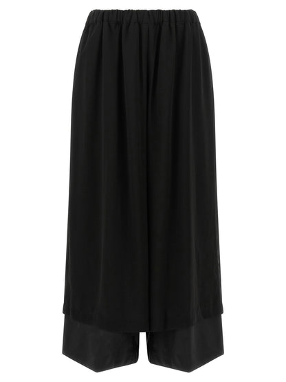 Comme Des Garcons Double Layer Trousers