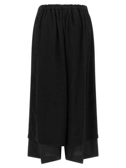 Comme Des Garcons Double Layer Trousers