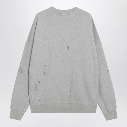 Golden Goose Grey sweatshirt with college logo graphic