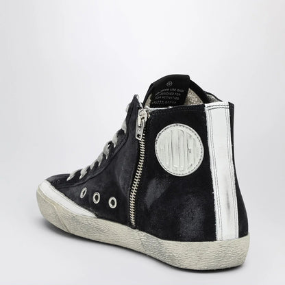 Golden Goose Francy Sneakers in midnight blue and white