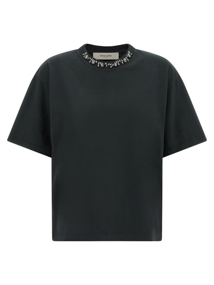 Golden Goose Crystal Crew Neck T-shirt