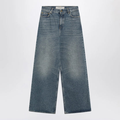 Golden Goose Blue washed wide-leg jeans