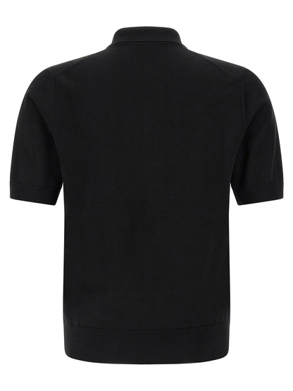 Dolce & Gabbana Heraldic Patch Polo Shirt