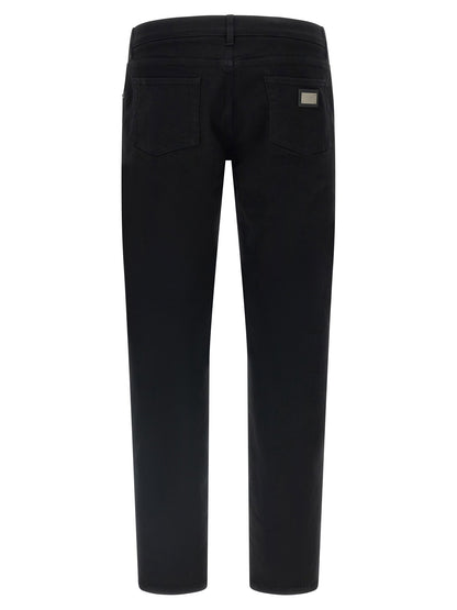 Dolce & Gabbana Logo Plaque Jeans