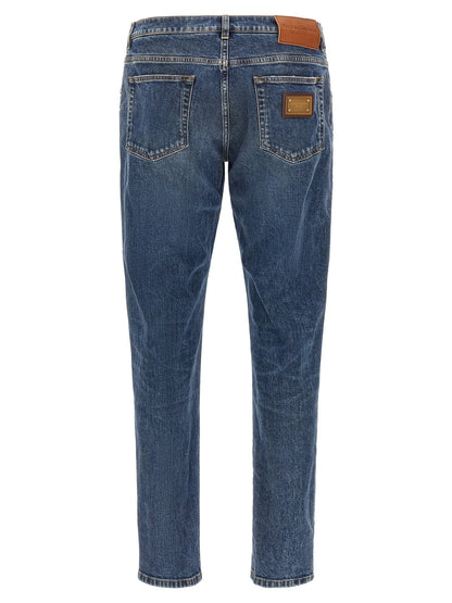 Dolce & Gabbana Logo Plaque Jeans
