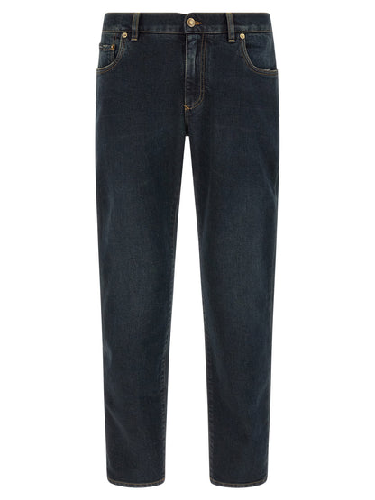 Dolce & Gabbana Logo Plaque Jeans