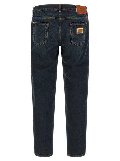 Dolce & Gabbana Logo Plaque Jeans