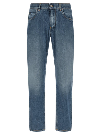 Dolce & Gabbana Heraldic Embroidery Jeans