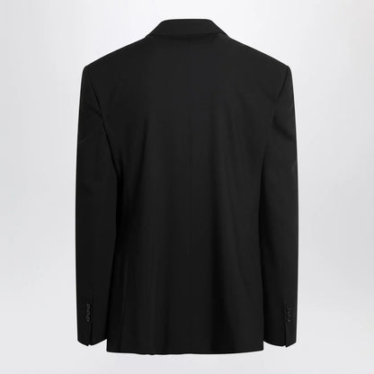 Ami Paris Black single-breasted wool jacket