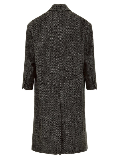 Ami Paris Double-breasted Coat