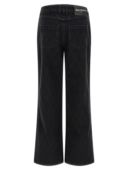 Balmain Diamond-shaped Jeans