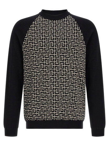 Balmain Pb Monogram Mesh