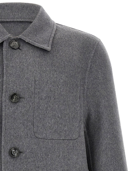 Ami Paris Grey Boule Jacket