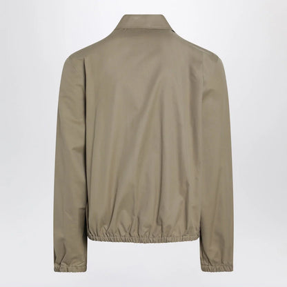 Ami Paris Beige Ami De Coeur zip-up jacket