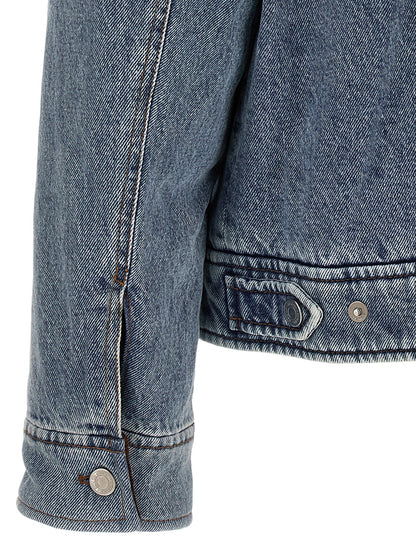 Ami Paris Ami De Cœur Denim Jacket
