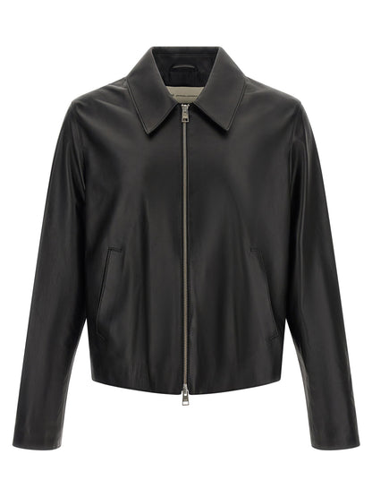Ami Paris Leather Jacket
