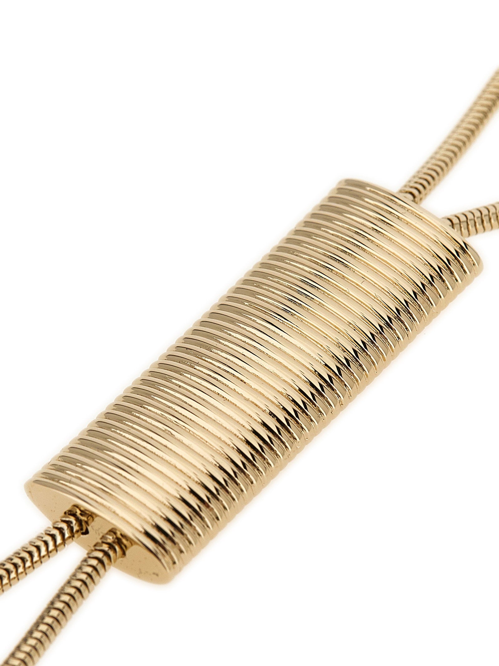 Balmain Snake Necklace With Tassels