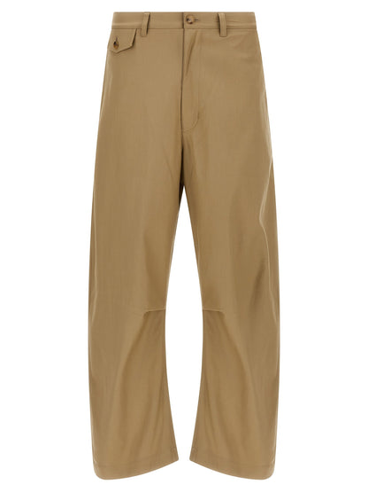 Comme Des Garҫons Homme Curved Leg Pants