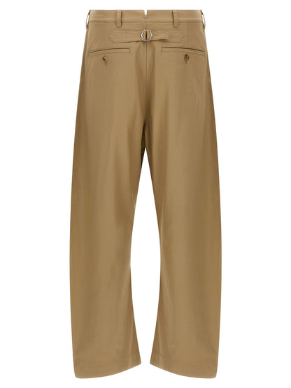 Comme Des Garҫons Homme Curved Leg Pants