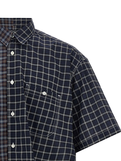 Comme Des Garҫons Homme Check Patterned Shirt