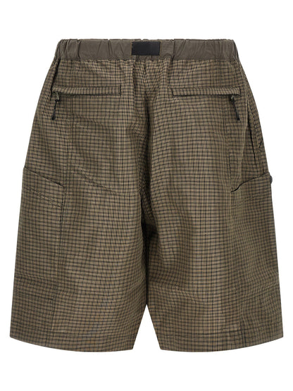 Comme Des Garҫons Homme Vichy Bermuda Shorts
