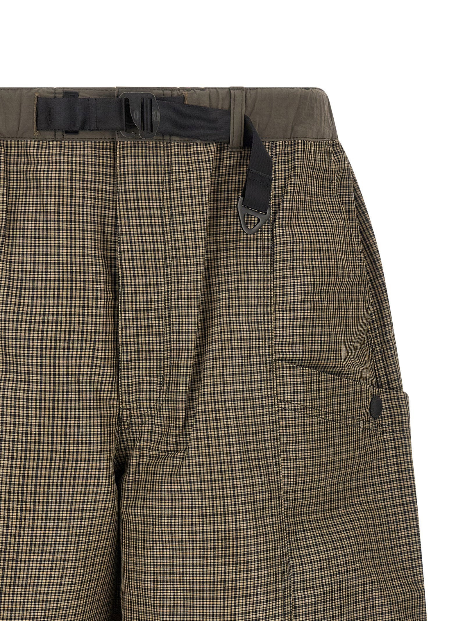 Comme Des Garҫons Homme Vichy Bermuda Shorts