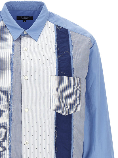 Comme Des Garҫons Homme Patchwork Shirt