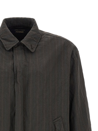 Comme Des Garҫons Homme Pinstriped Jacket