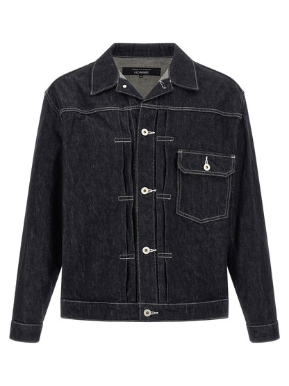 Comme Des Garҫons Homme Pleated Detail Jacket