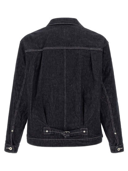 Comme Des Garҫons Homme Pleated Detail Jacket