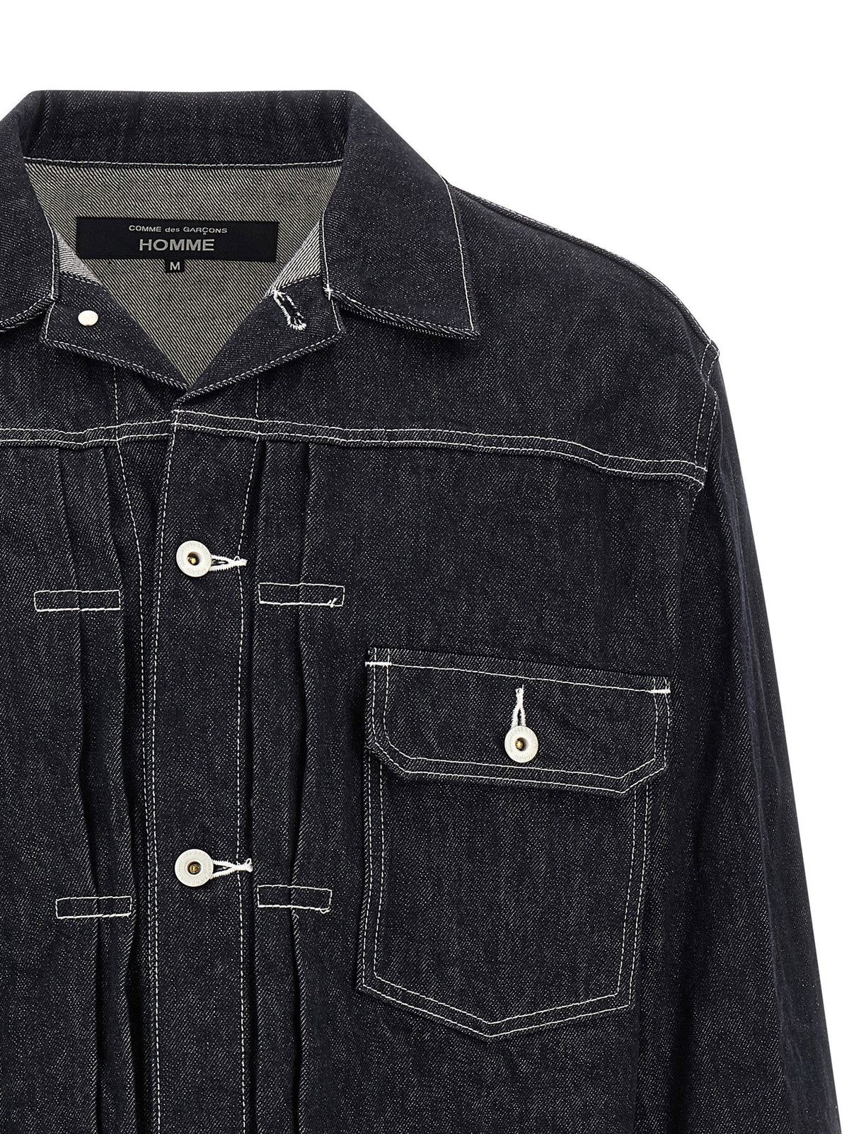 Comme Des Garҫons Homme Pleated Detail Jacket