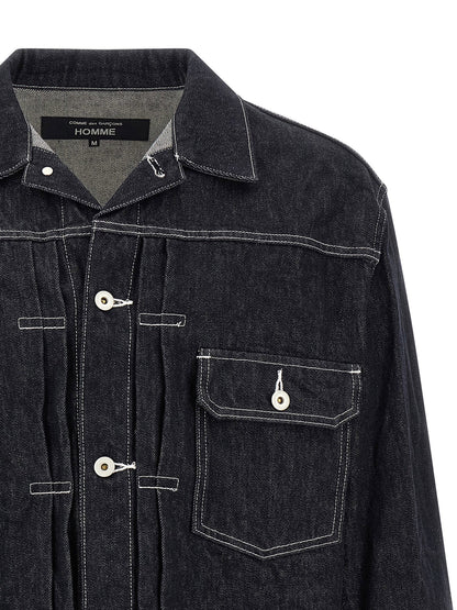 Comme Des Garҫons Homme Pleated Detail Jacket