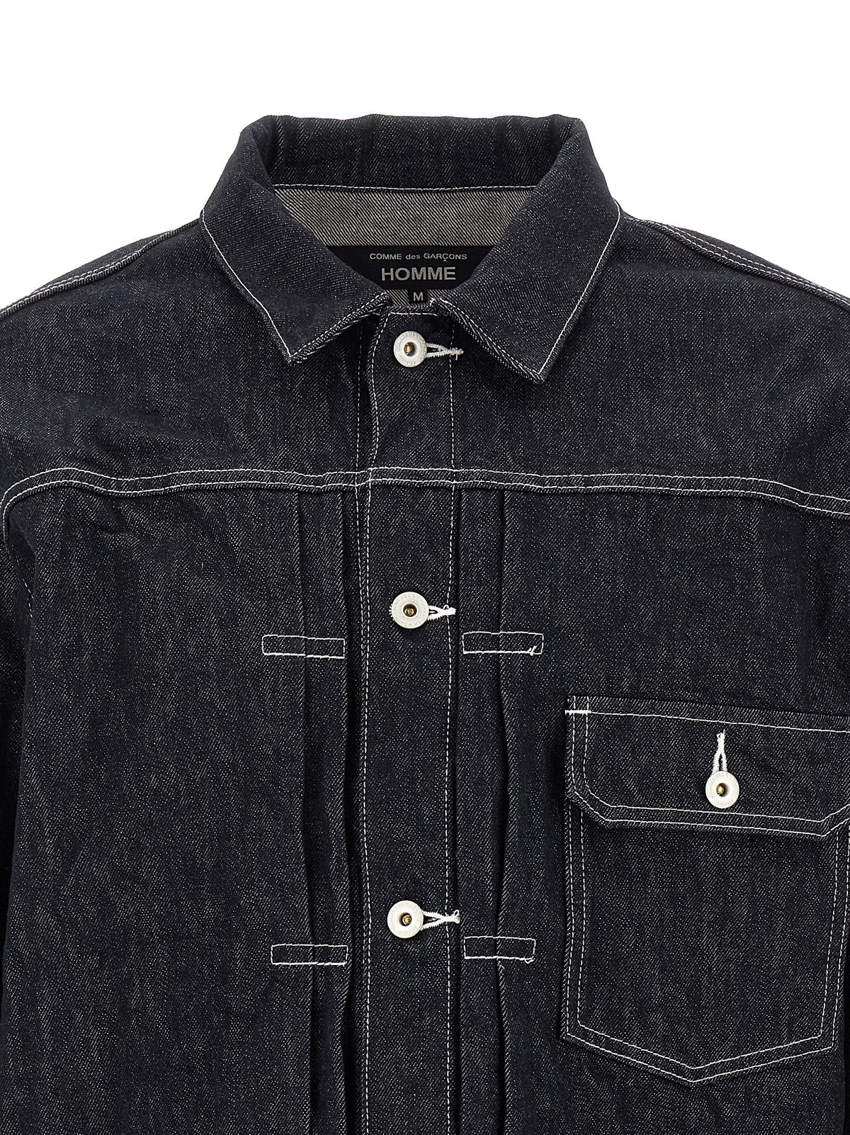 Comme Des Garҫons Homme Pleated Detail Jacket