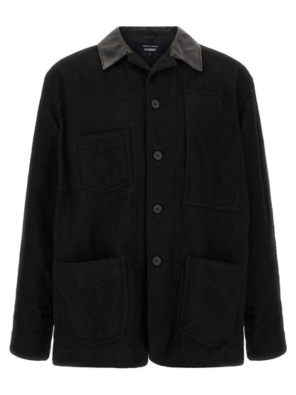 Comme Des Garҫons Homme Wool Cloth Jacket