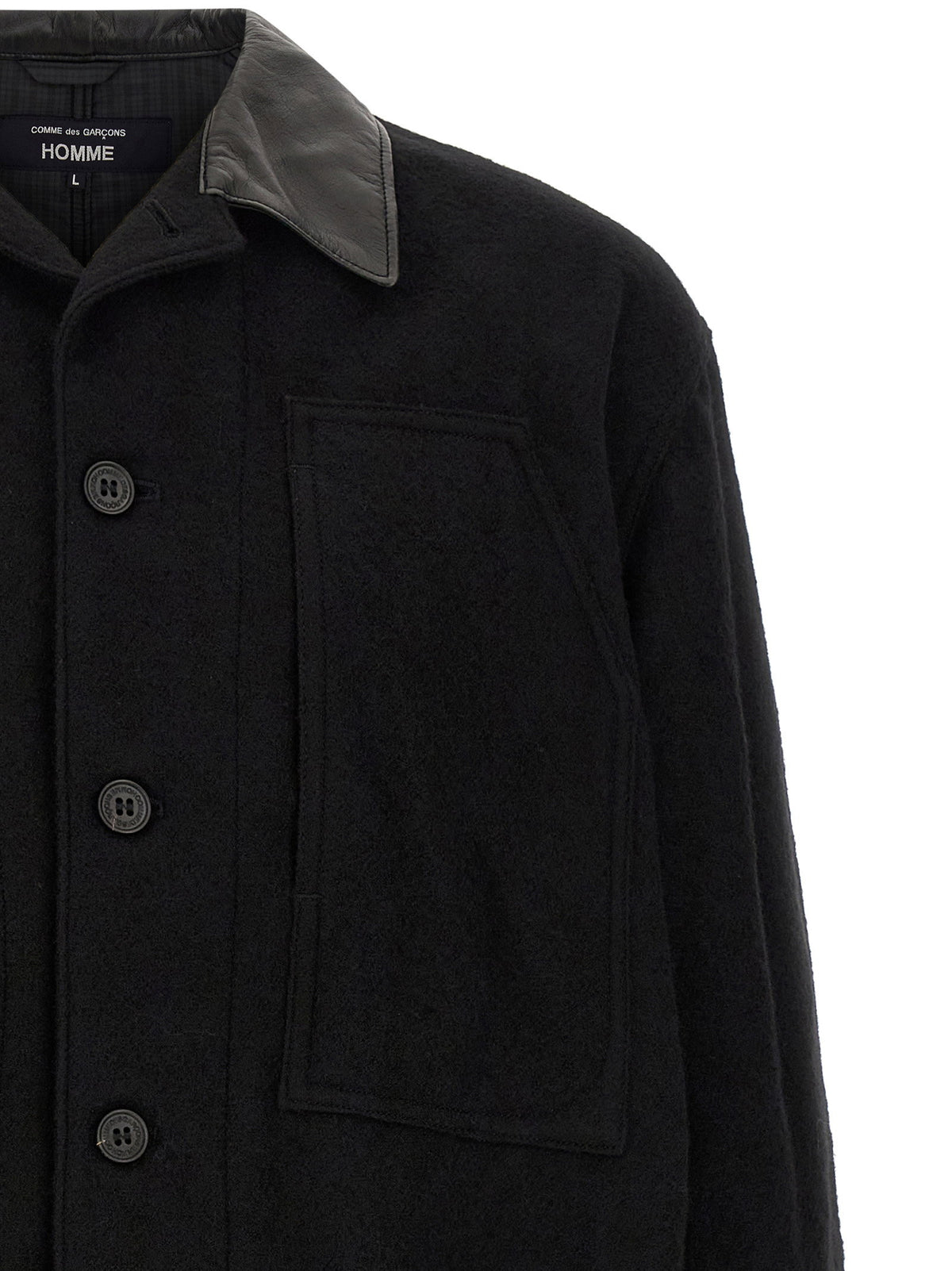 Comme Des Garҫons Homme Wool Cloth Jacket
