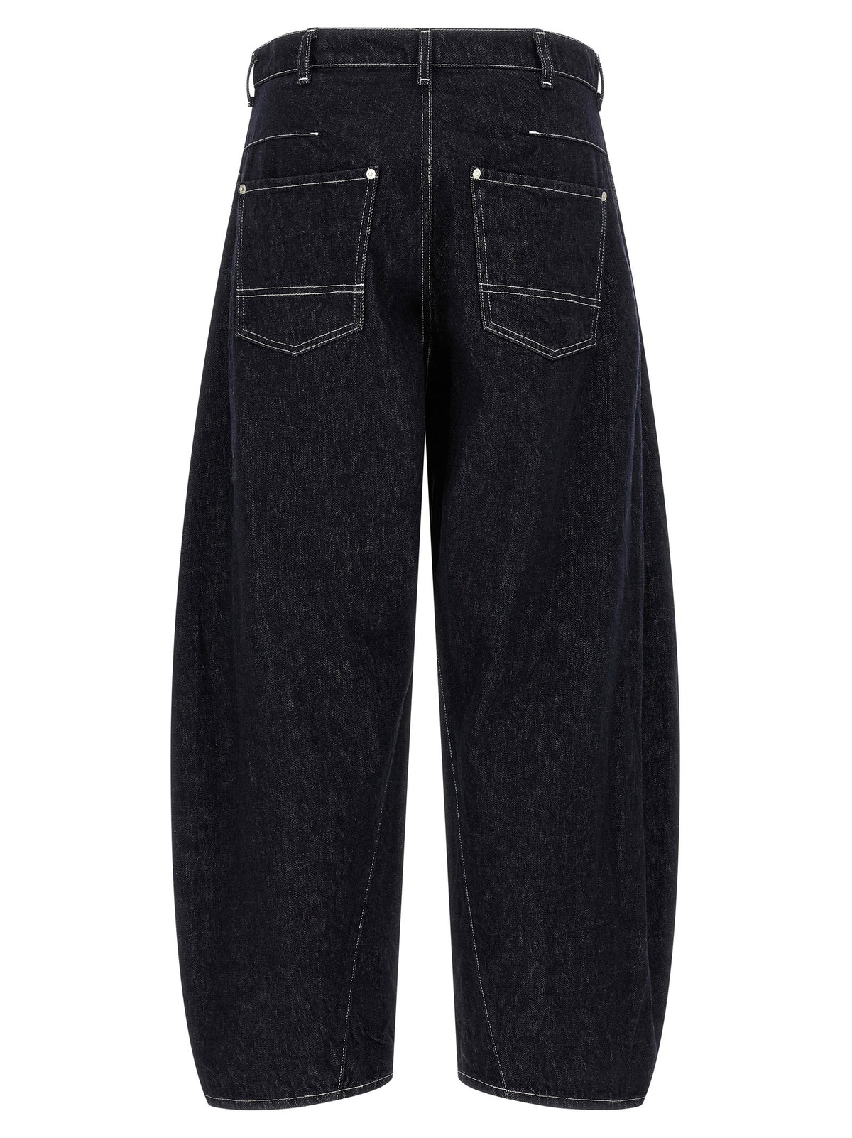 Comme Des Garҫons Homme Contrast Stitching Jeans