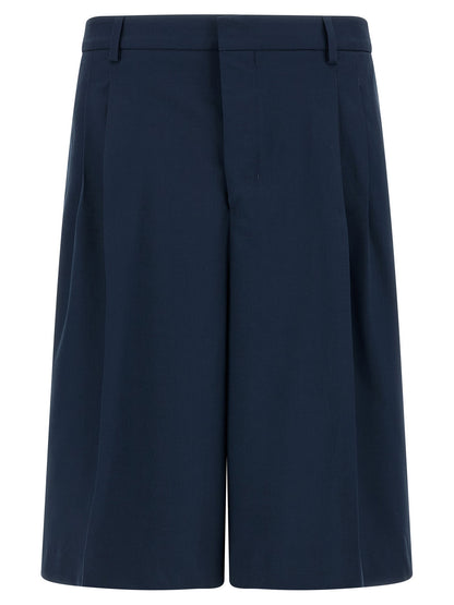 Ami Paris Fresh Wool Bermuda Shorts